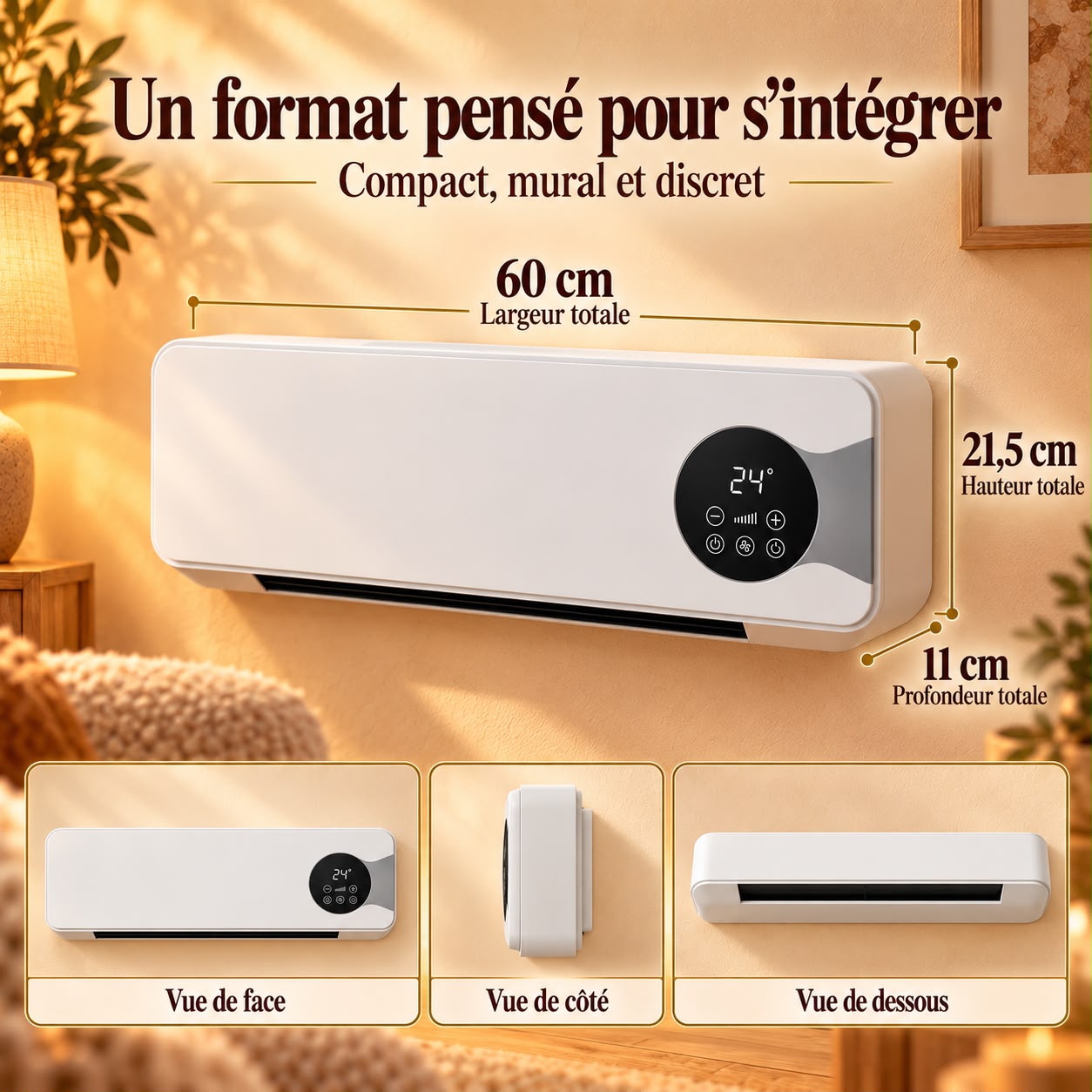 Thera – Chauffage mural électrique